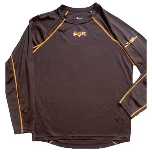 ScentLok Base Layers Shirt Men's Medium Long Sleeve Brown Performance Hunting‎